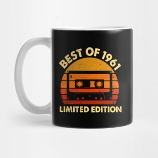 Best Of 1961 61st Birthday Gifts Limited Edition 61 Year Old Mug